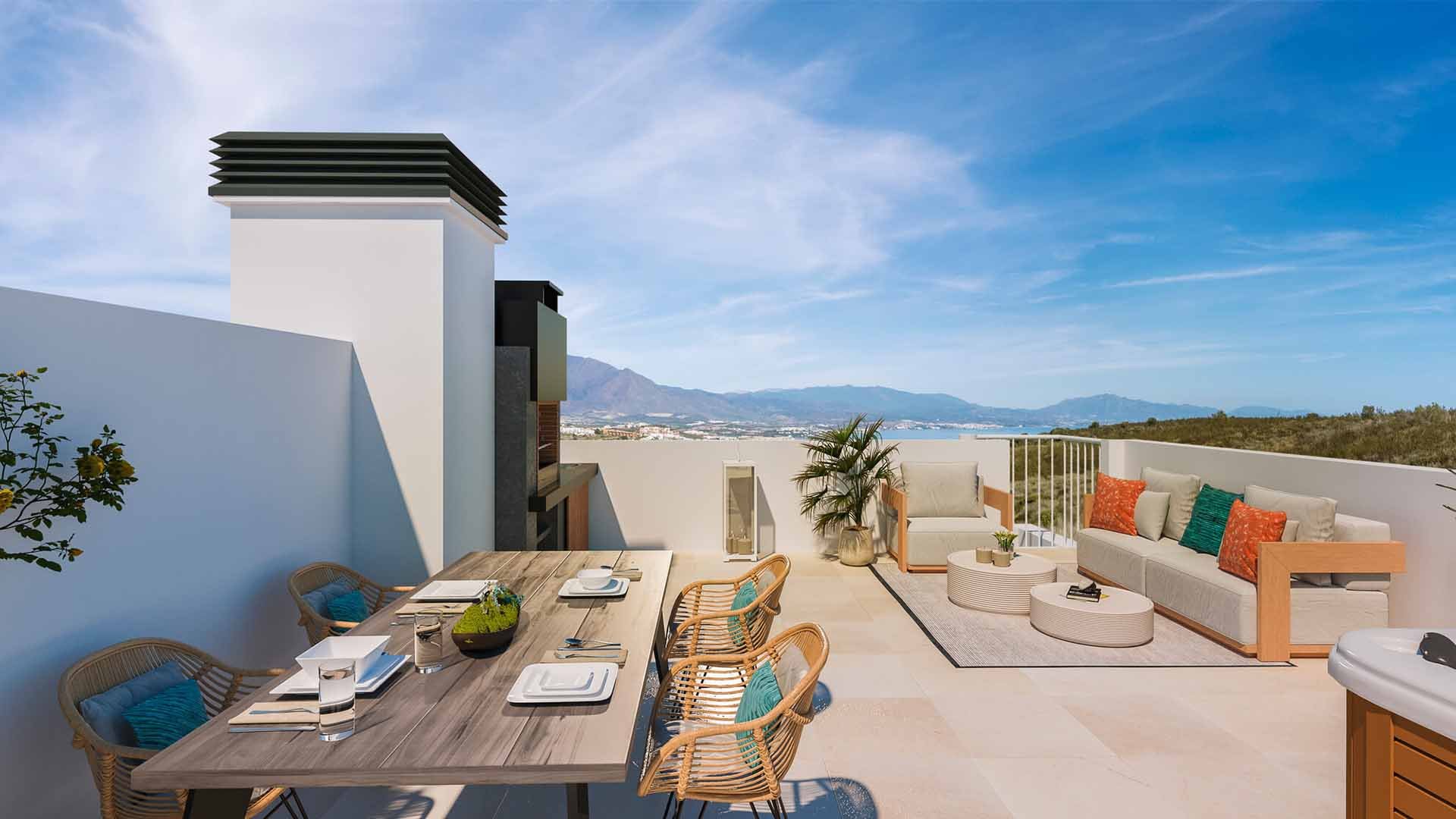 Kamienica w Golden View II, Manilva, Malaga, Hiszpania 3 sypialnie, 127.24 mkw. nr 73815