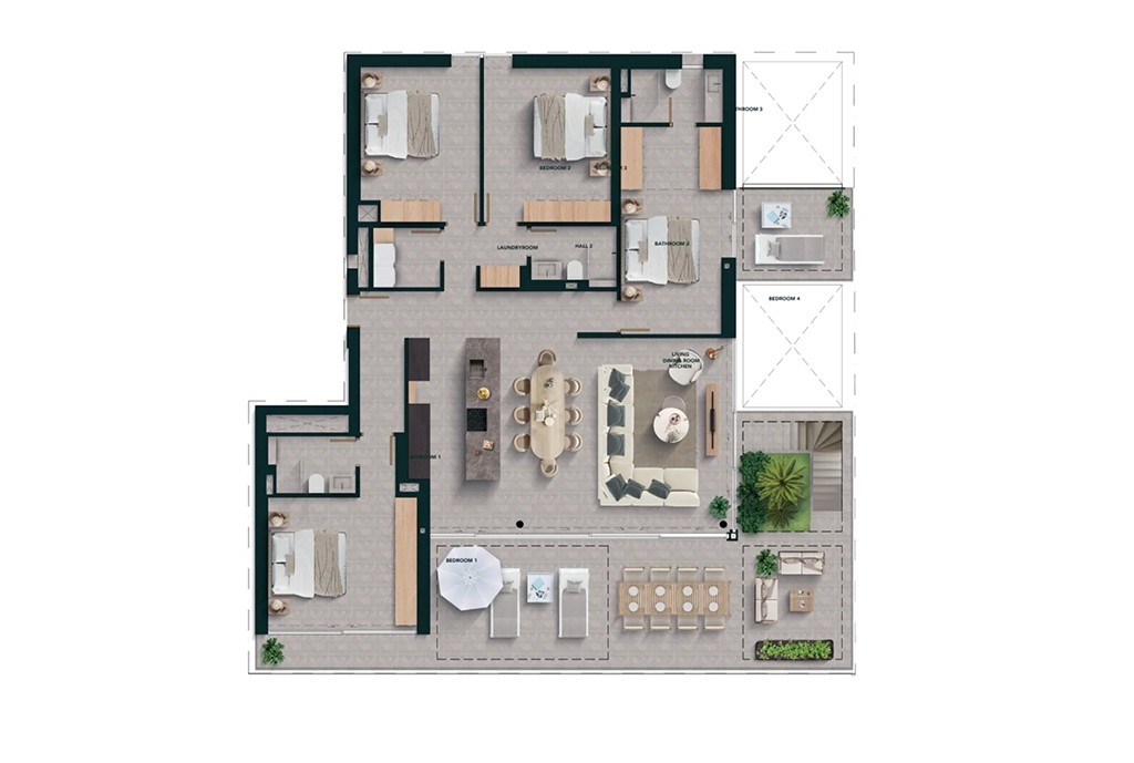 Apartment à Palma de Majorca, Mallorca, Espagne 4 chambres, 164 m2 No. 179680