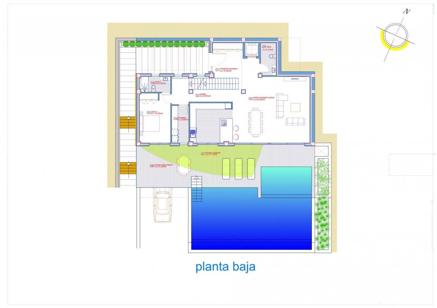 Villa i Altea, Alicante, Spanien 4 sovrum, 500 kvm. Nr. 134401