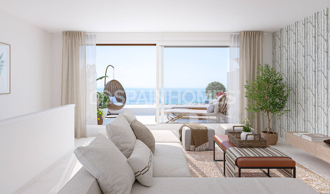 Villa i Mijas, Malaga, Spanien 4 sovrum, 143 kvm. Nr. 154558