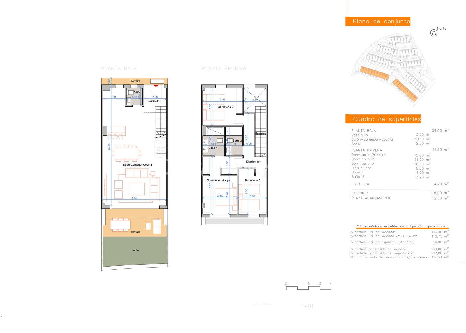 Villa i Mijas, Malaga, Spanien 4 sovrum, 143 kvm. Nr. 154558