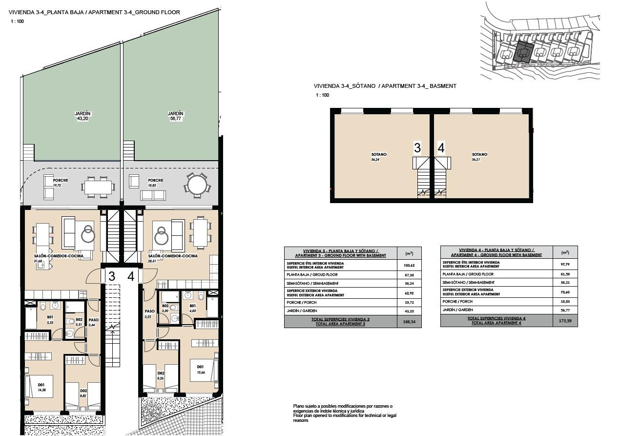Bungalow in Torrevieja, Alicante, Spain 2 bedrooms, 166 sq.m. No. 133680