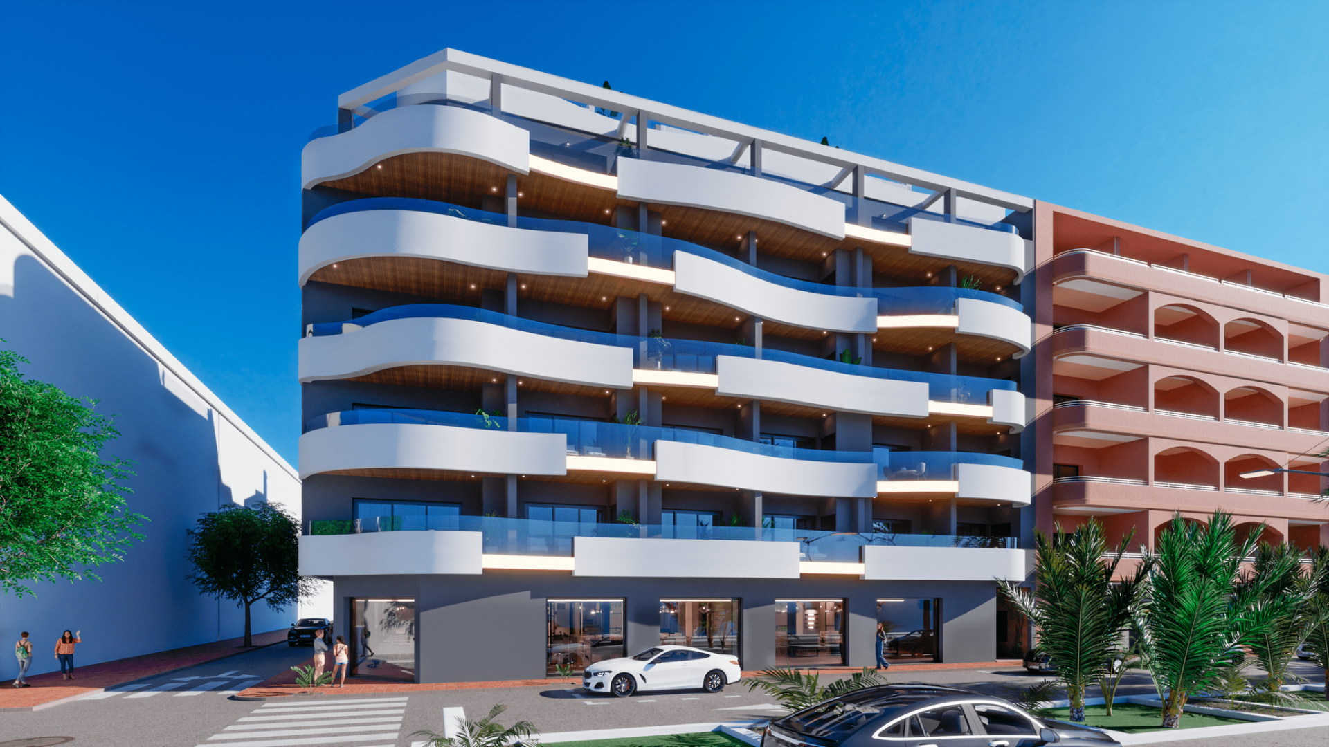 Apartamento en Torrevieja, Alicante, España 2 dormitorios, 83 m2 No. 110741