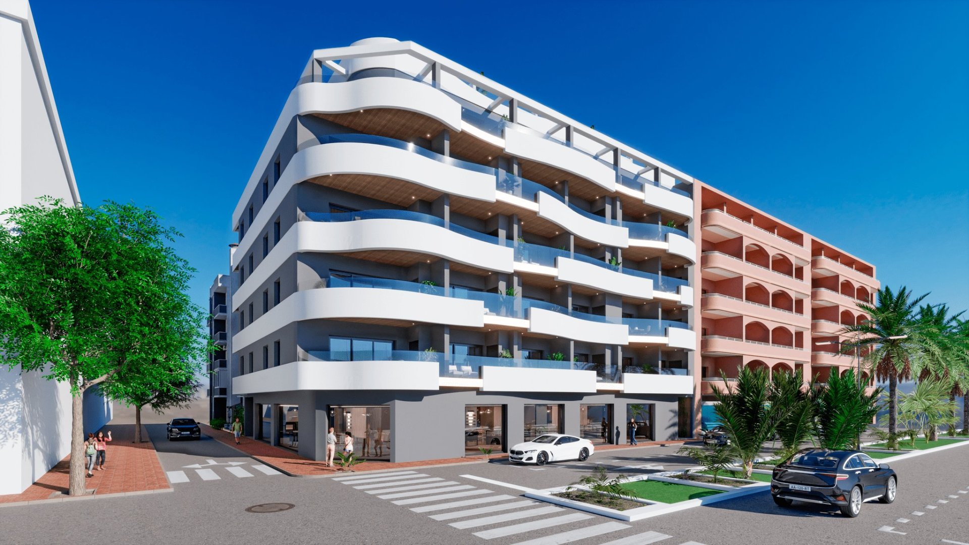 Apartamento en Torrevieja, Alicante, España 2 dormitorios, 83 m2 No. 110741