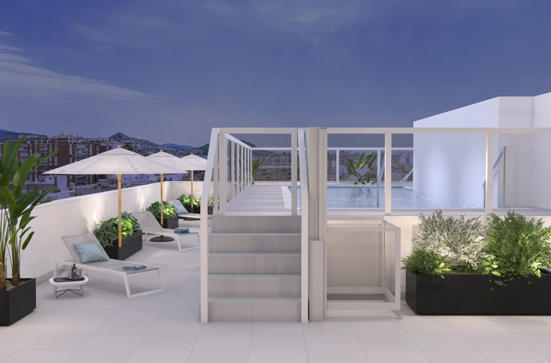 Wohnung in Malaga, Spanien 2 Schlafzimmer, 105 m2 Nr. 135985