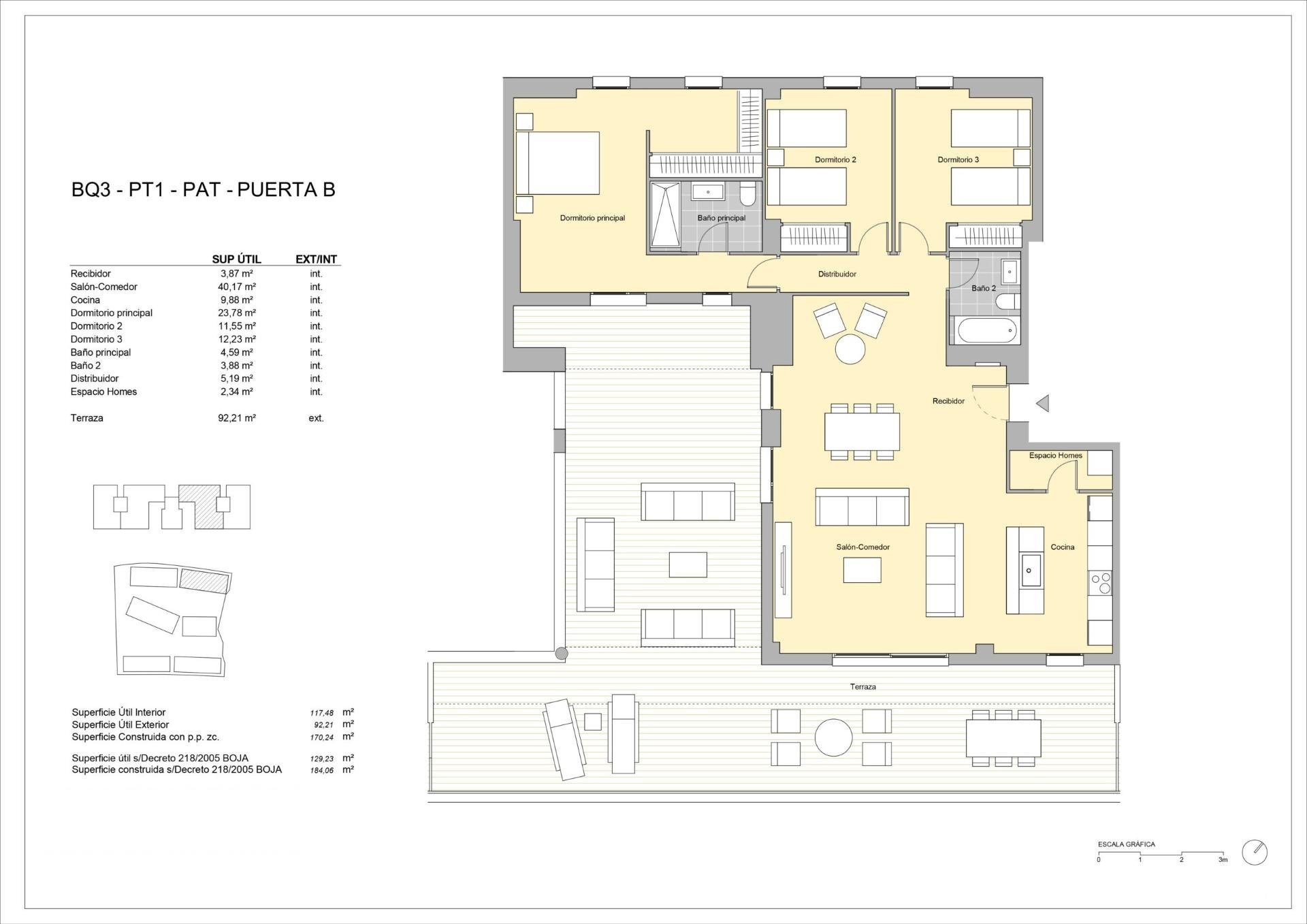 Penthäuser in Estepona, Malaga, Spanien 3 Schlafzimmer, 184 m2 Nr. 169266