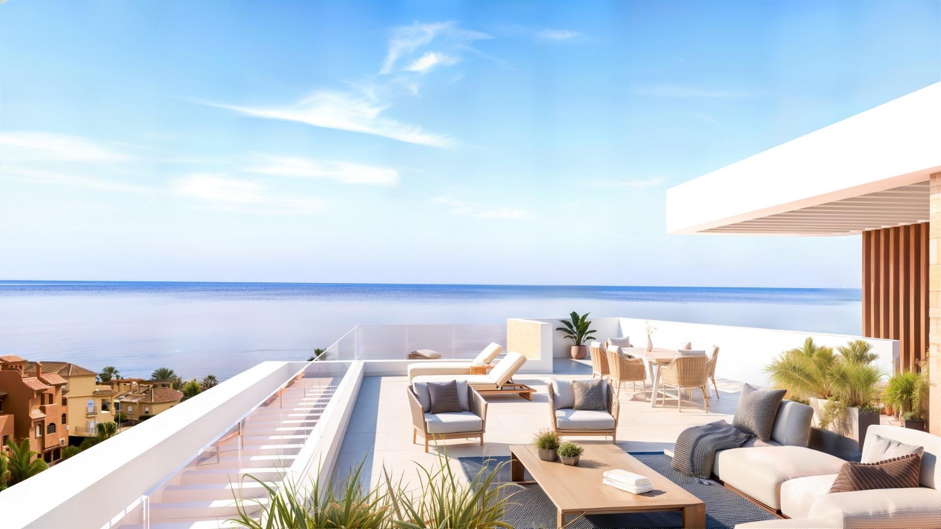 Takvåning i Estepona, Malaga, Spanien 3 sovrum, 153 kvm. Nr. 169264