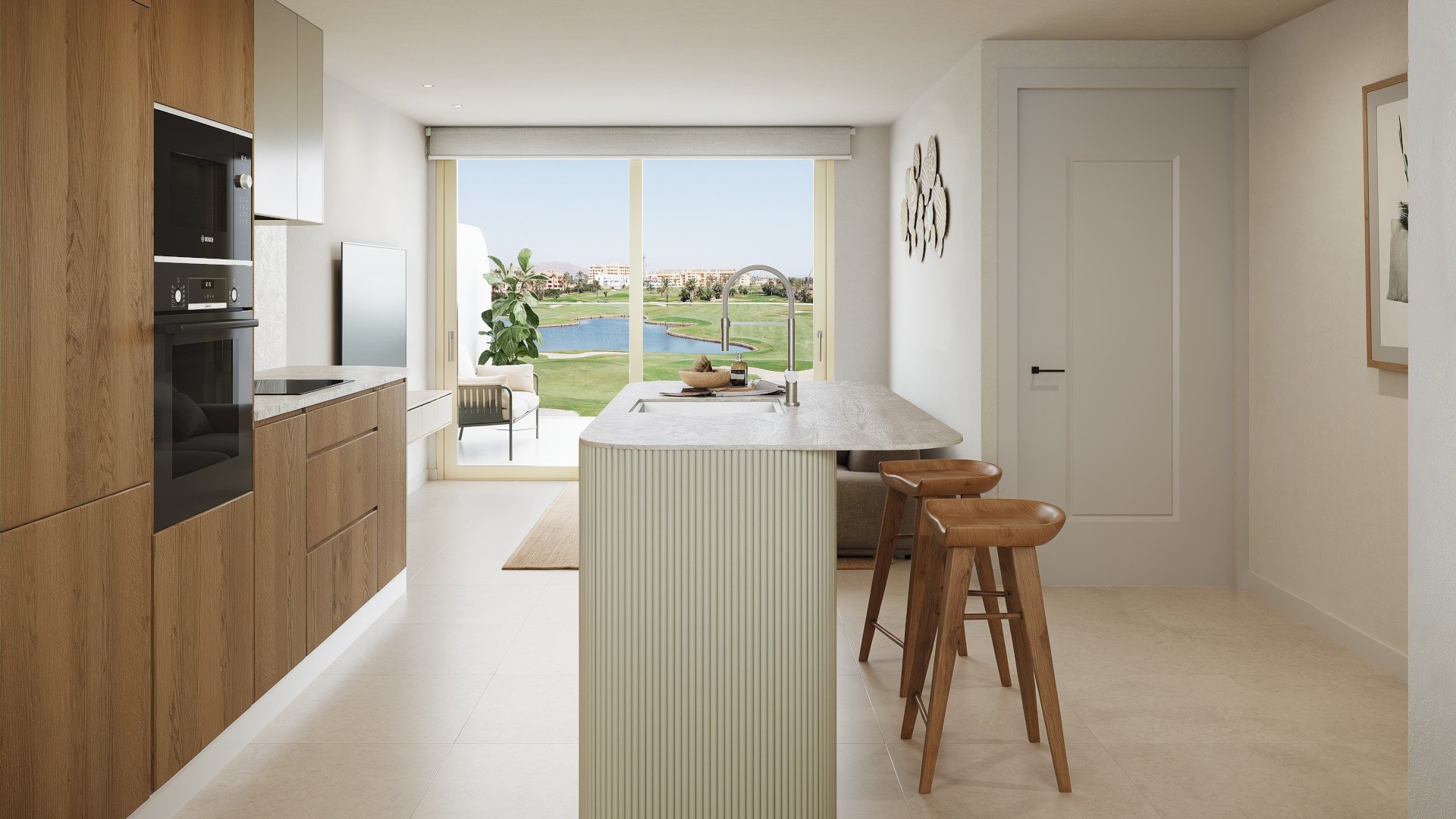 Apartamento en Golden Green Apartments, Los Alcázares, Murcia, España 2 dormitorios, 85.1 m2 No. 156654