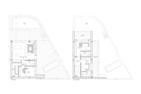 Планировка Виллы «3BR-11» 3 спальни в ЖК Altos de San Pedro II