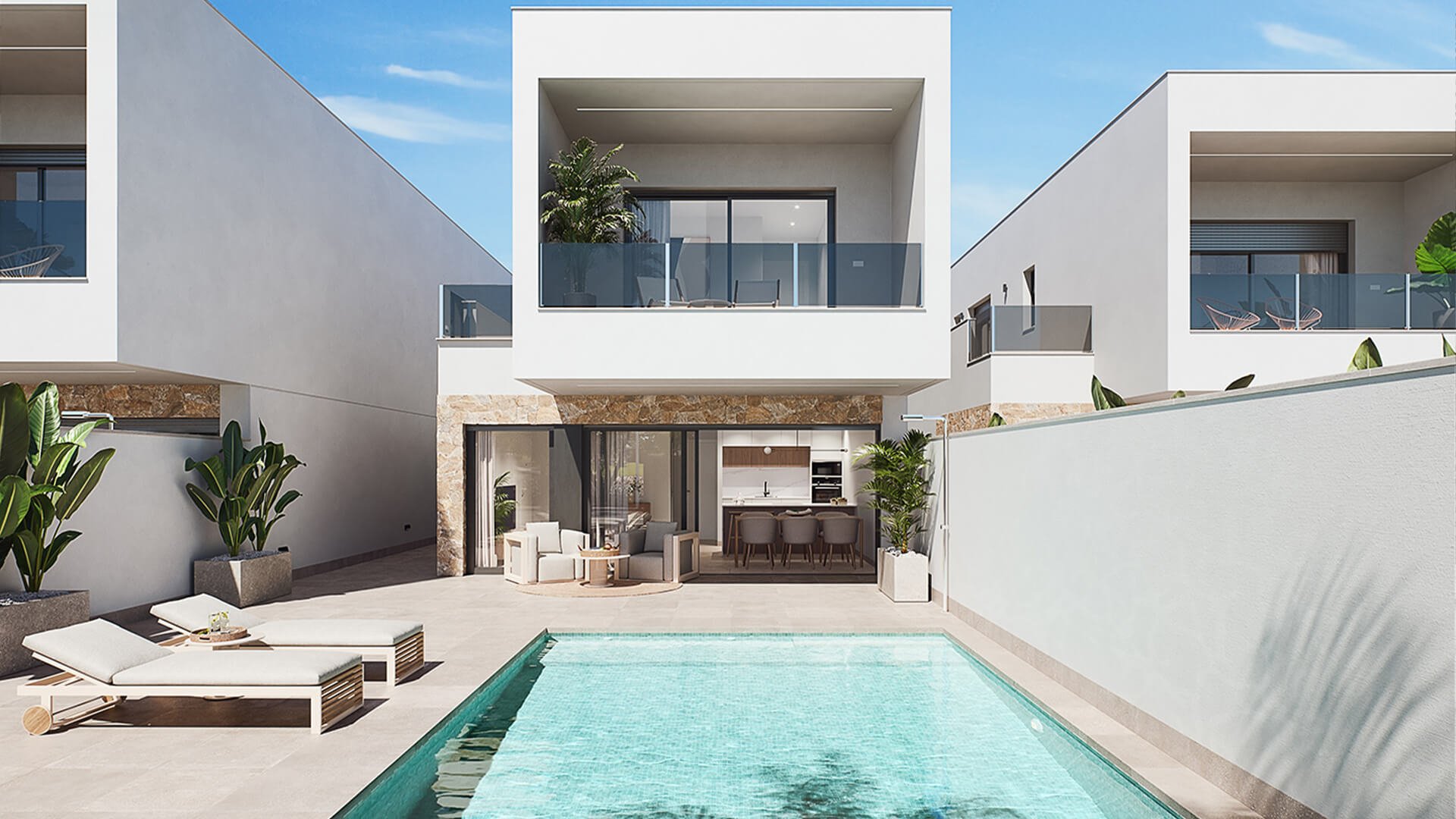 Villa in Altos de San Pedro III, San Pedro del Pinatar, Murcia, Spain 4 bedrooms, 153 sq.m. No. 154940