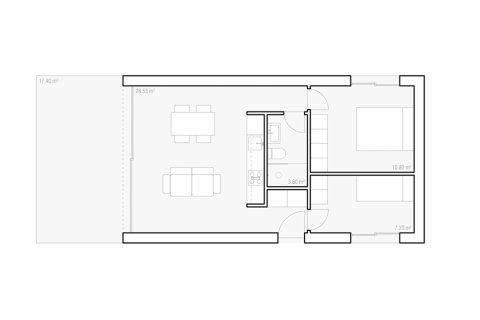 Layout 2 bedrooms, 61 sq.m in Orquidea in Alfaz del Pi, Alicante, Spain No. 154944