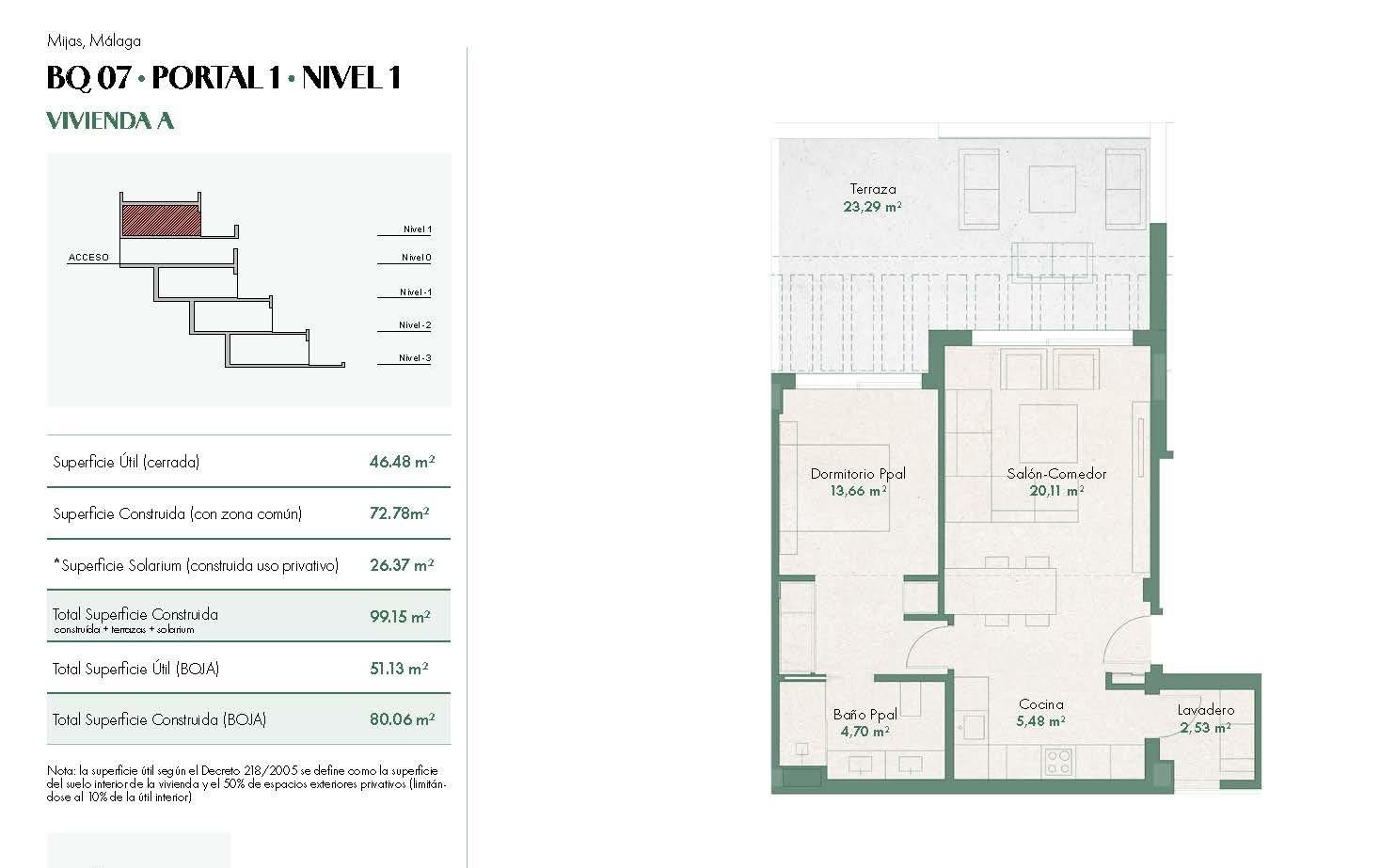 Penthouse w Mijas, Malaga, Hiszpania 1 sypialnia, 80 mkw. nr 179261