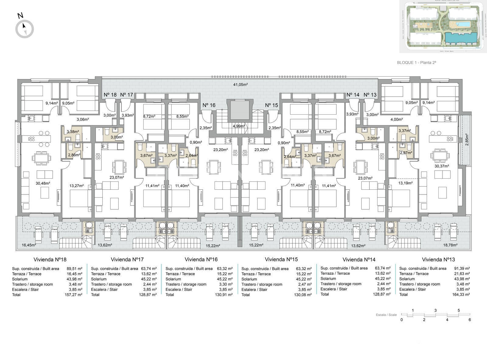 Wohnung in Pilar de la Horadada, Alicante, Spanien 2 Schlafzimmer, 66 m2 Nr. 196363
