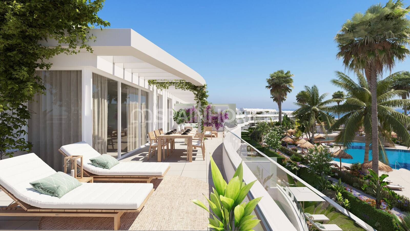 Apartment in San Roque, Cadiz, Spain 3 bedrooms, 113 sq.m. No. 196365