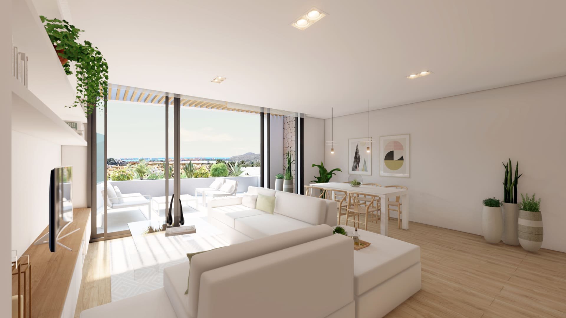 Penthouse w Cartagena, Murcia, Hiszpania 3 sypialnie,  nr 173940