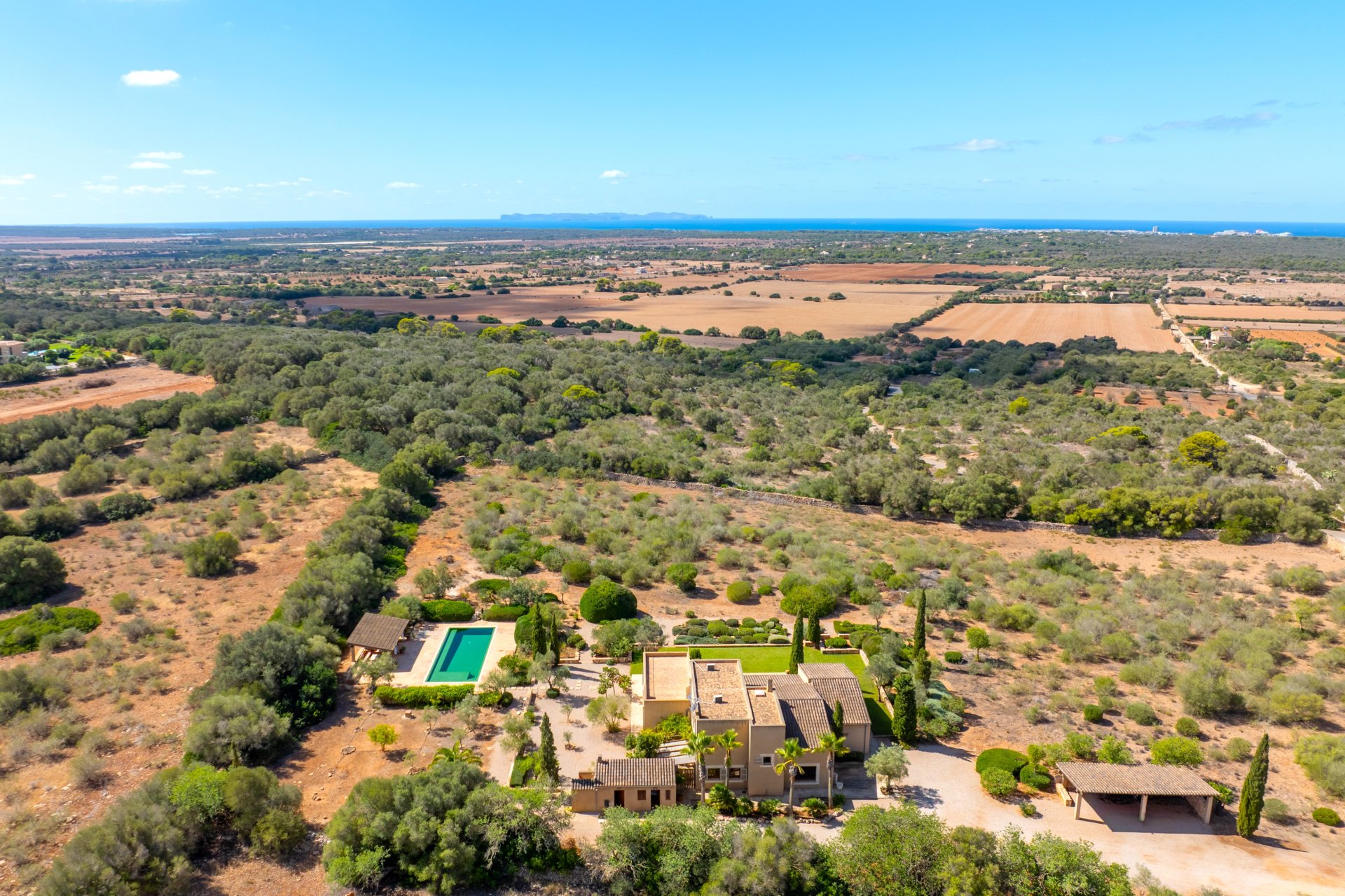 Finca i Ses Salines, Mallorca, Spanien 5 sovrum, 489 kvm. Nr. 137535