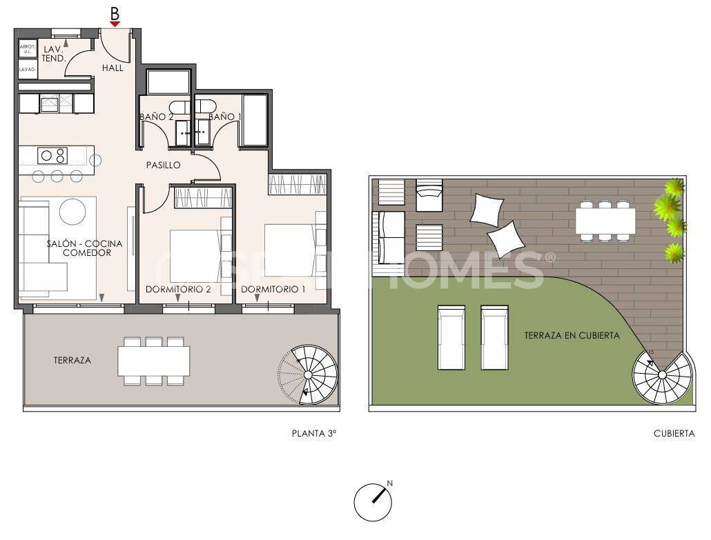 Apartamento en Fuengirola, Málaga, España 3 dormitorios, 79 m2 No. 190545