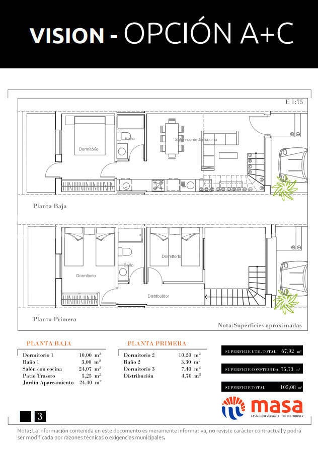 Villa i Santa Pola, Alicante, Spanien 2 sovrum, 70 kvm. Nr. 69254