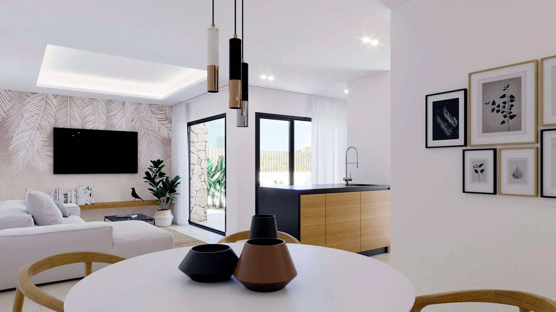 Вилла в La Pinada Nature Resort, Финестрат, Аликанте, Испания 3 спальни, 107.79м2 №147284