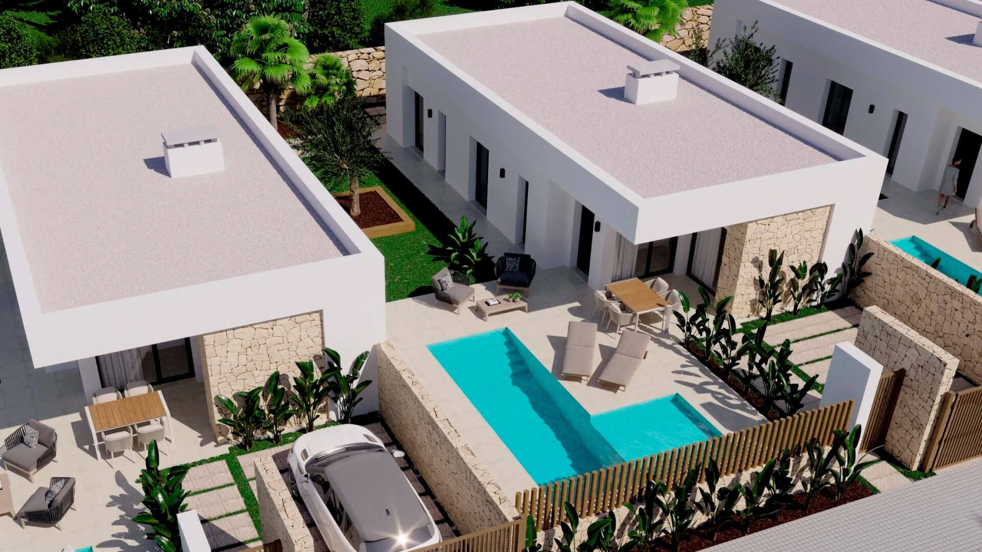 Вилла в La Pinada Nature Resort, Финестрат, Аликанте, Испания 3 спальни, 107.79м2 №147284