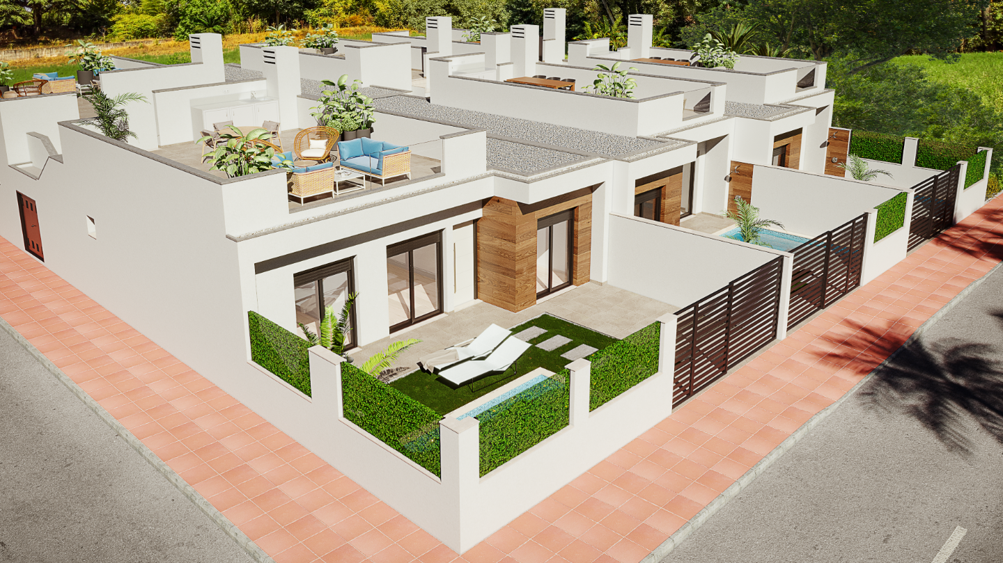 Villa in Dolores De Pacheco, Murcia, Spain 3 bedrooms, 90 sq.m. No. 80983