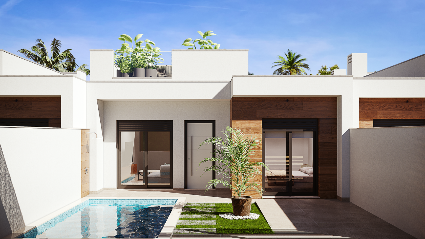 Villa in Dolores De Pacheco, Murcia, Spain 3 bedrooms, 90 sq.m. No. 80983