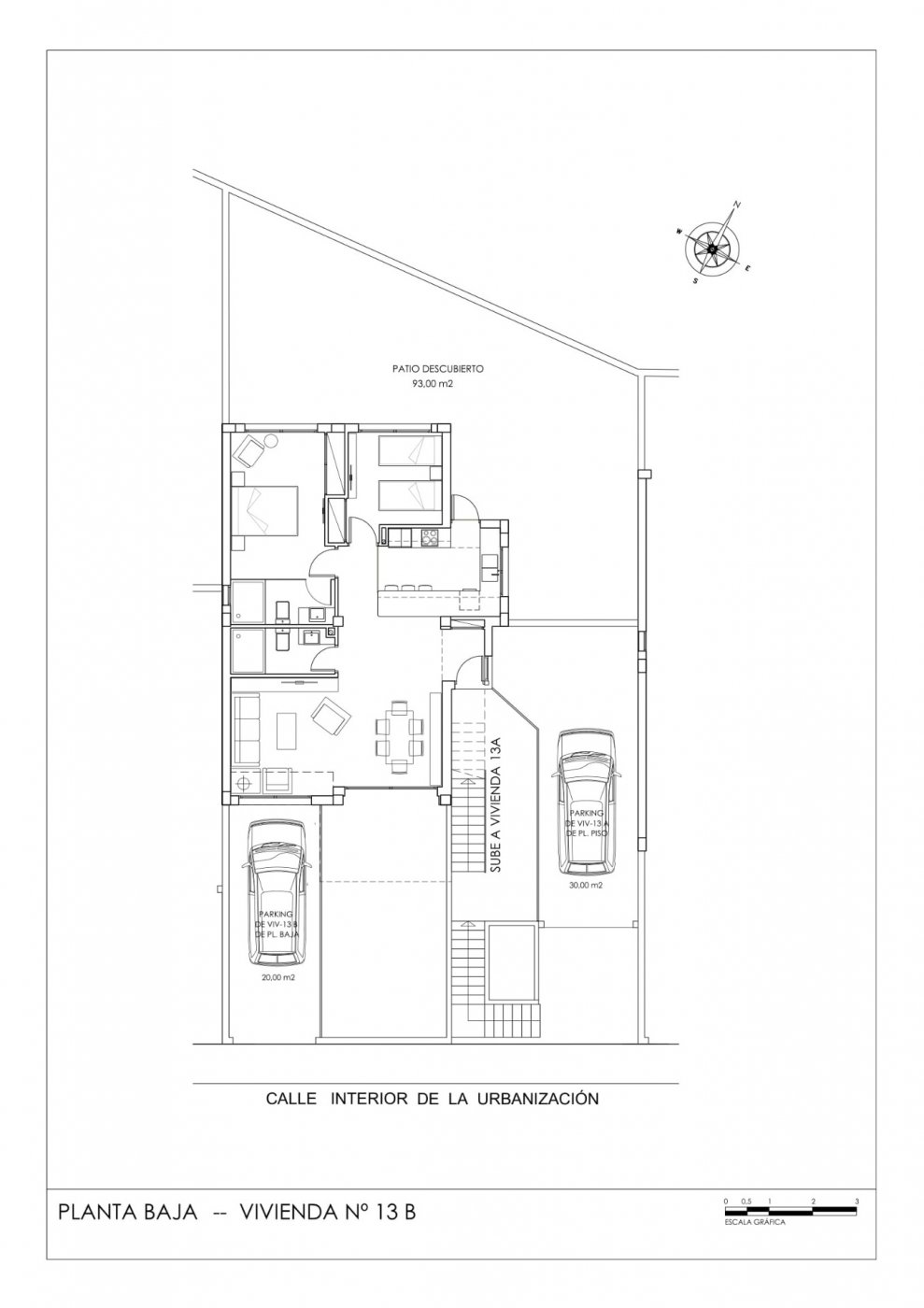 Bungalo San Miguel de Salinas, Alicante, Spānijā 2 istabas, 92 m2 Nr. 134242