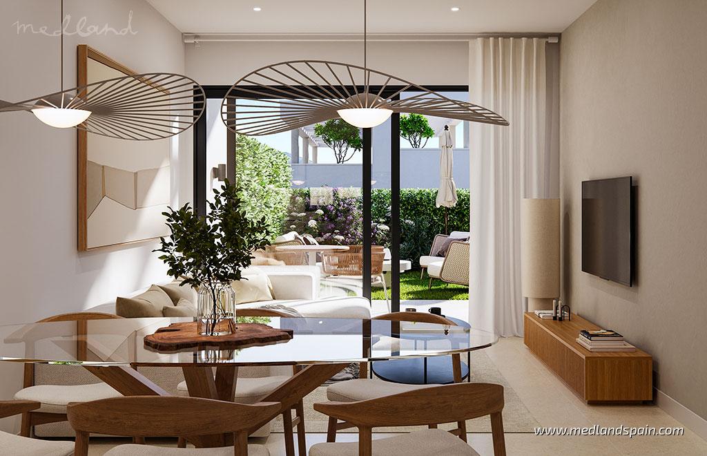 Townhouse in Mijas Costa, Malaga, Spain 2 bedrooms, 83 sq.m. No. 196868