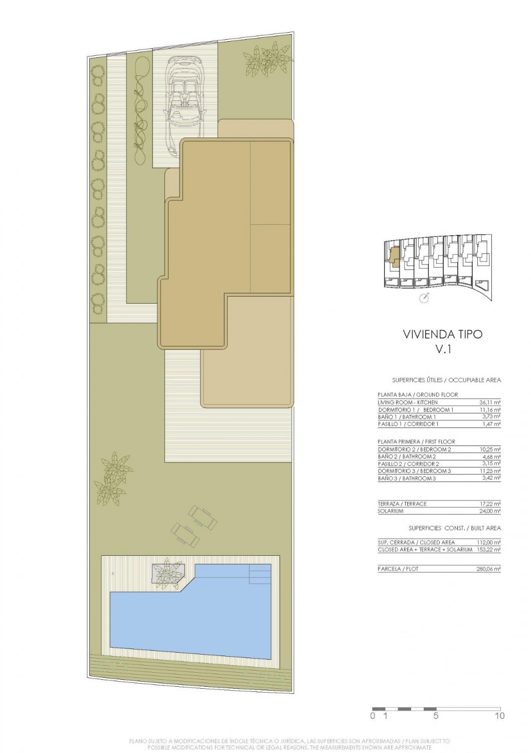 Villa à Pilar de la Horadada, Alicante, Espagne 3 chambres, 111 m2 No. 111169