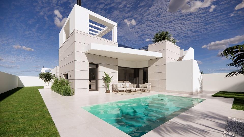 Villa a Torrevieja, Alicante, Spagna 3 camere da letto, 106 mq. N° 195531