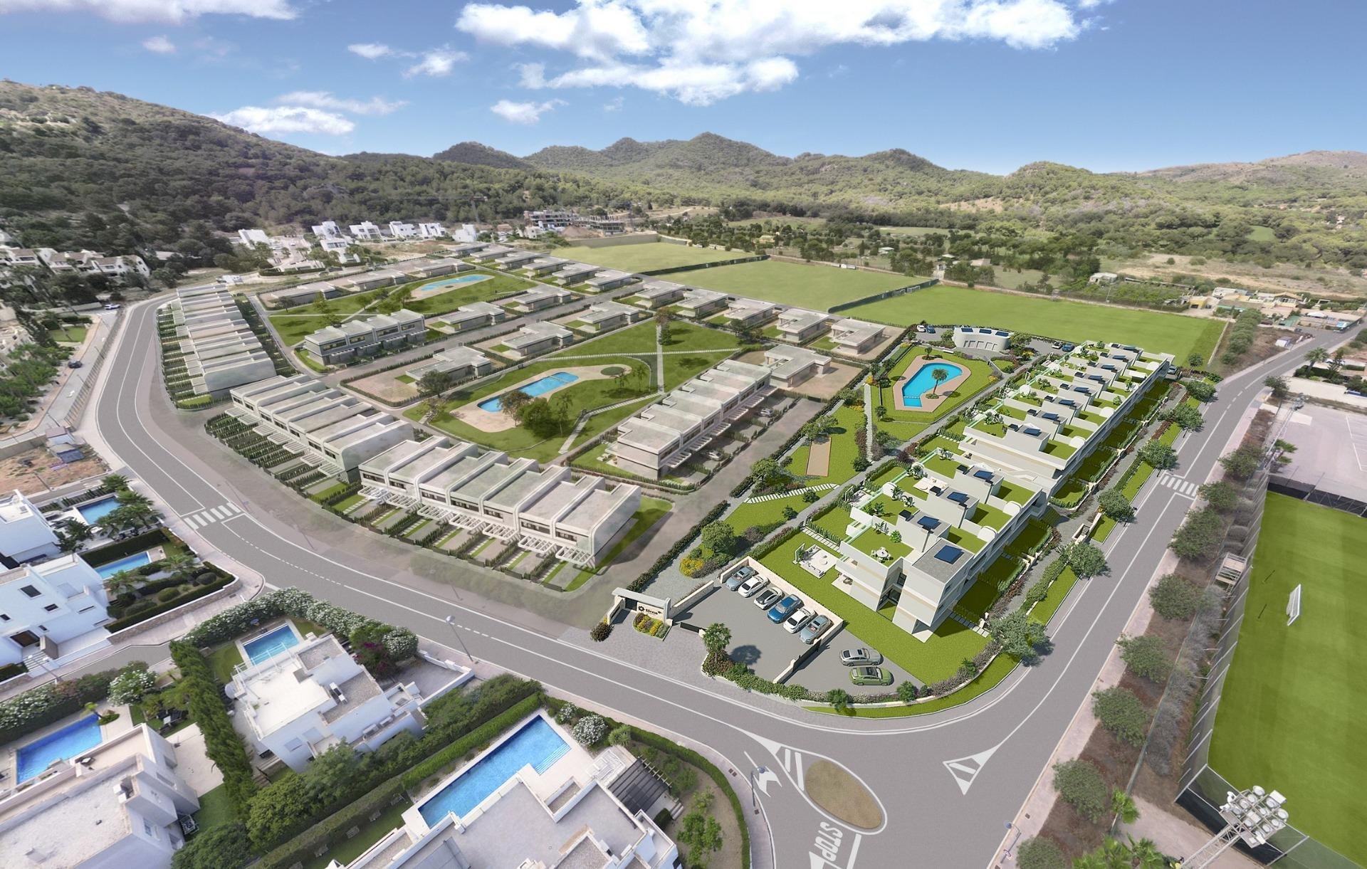 Bungalowi La Manga Club, Murcia, Espanja 3 makuuhuonetta, 117 m2 No. 195533