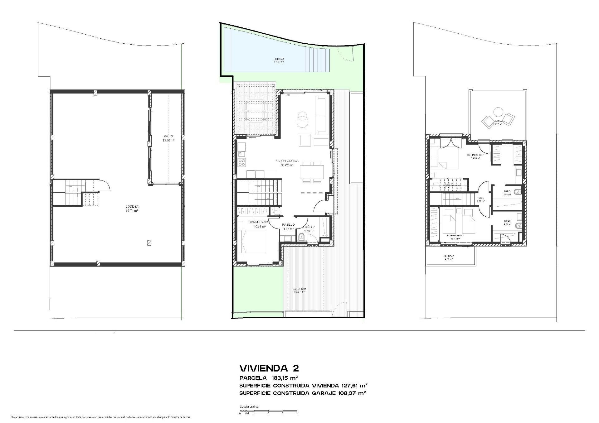 Huvila Torre-Pacheco, Murcia, Espanja 3 makuuhuonetta, 213 m2 No. 195527