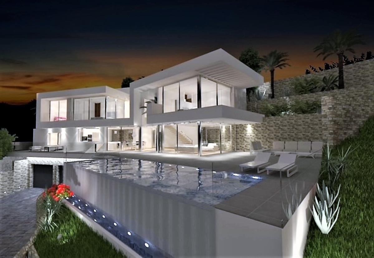 Villa in Moraira, Alicante, Spain 4 bedrooms, 400 sq.m. No. 80577