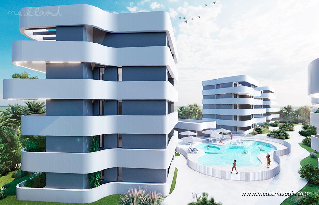 Dzīvoklis Guardamar del Segura, Alicante, Spānijā 2 istabas, 78 m2 Nr. 148470