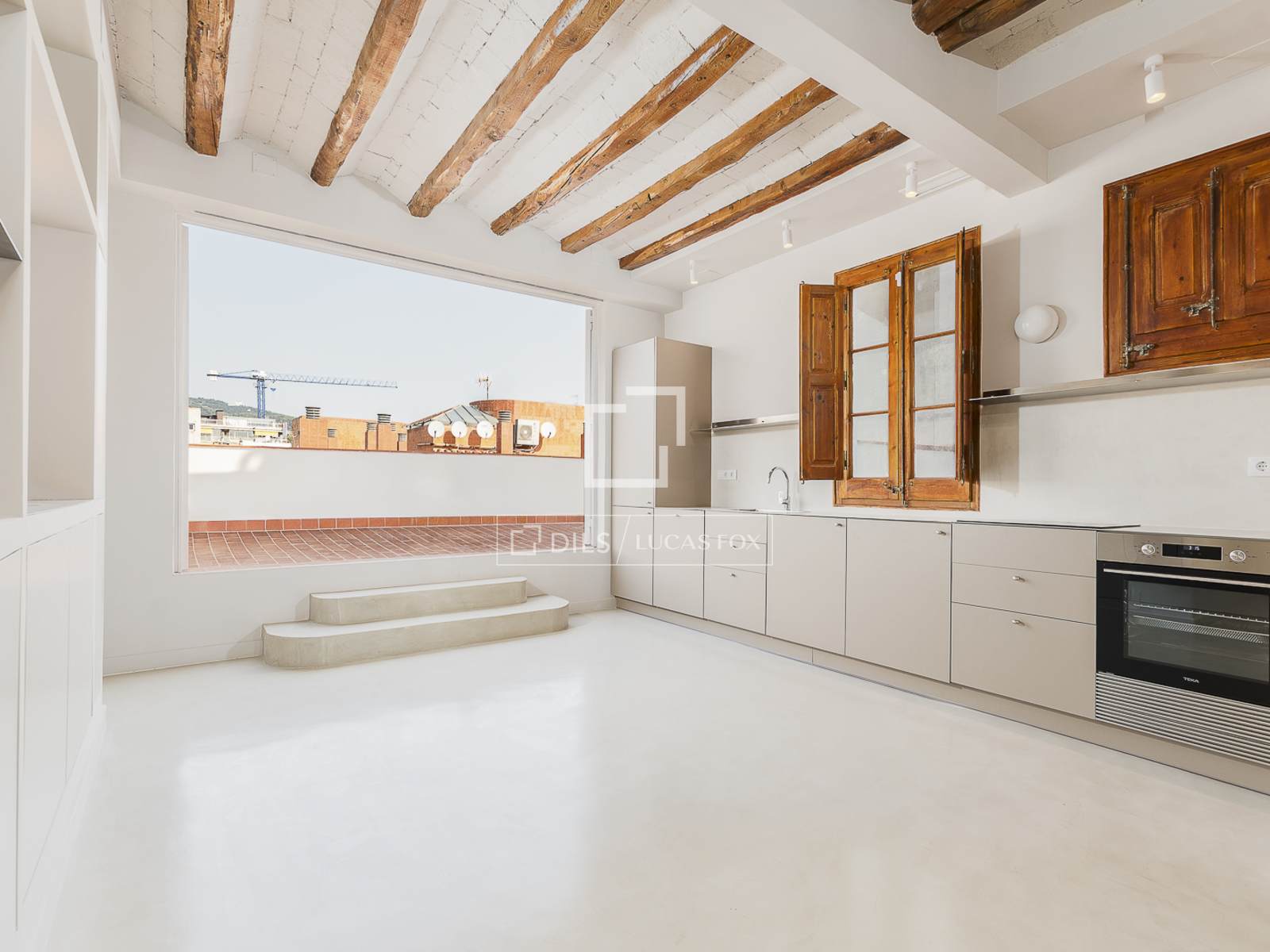 Penthouse w Barcelona, Hiszpania 2 sypialnie, 58 mkw. nr 194970
