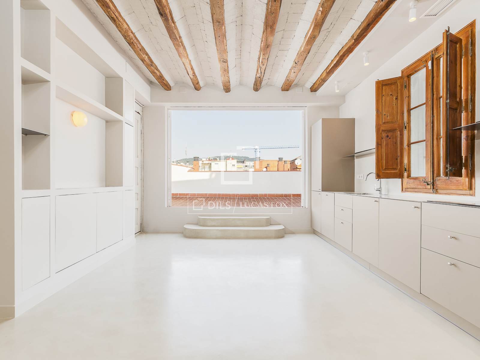 Penthouse w Barcelona, Hiszpania 2 sypialnie, 58 mkw. nr 194970