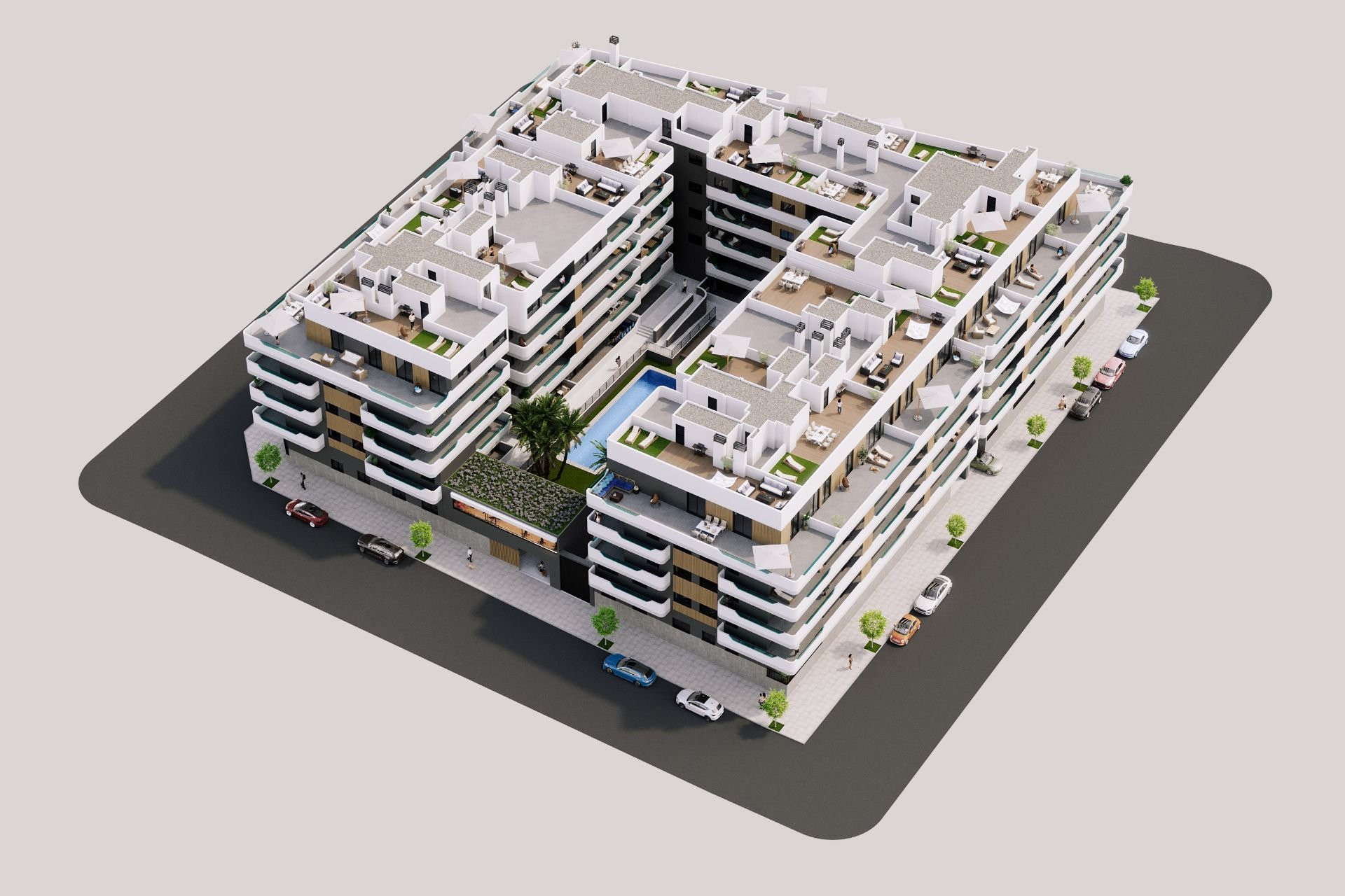 Apartment in Santa Pola, Alicante, Spain 2 bedrooms, 78 sq.m. No. 187019