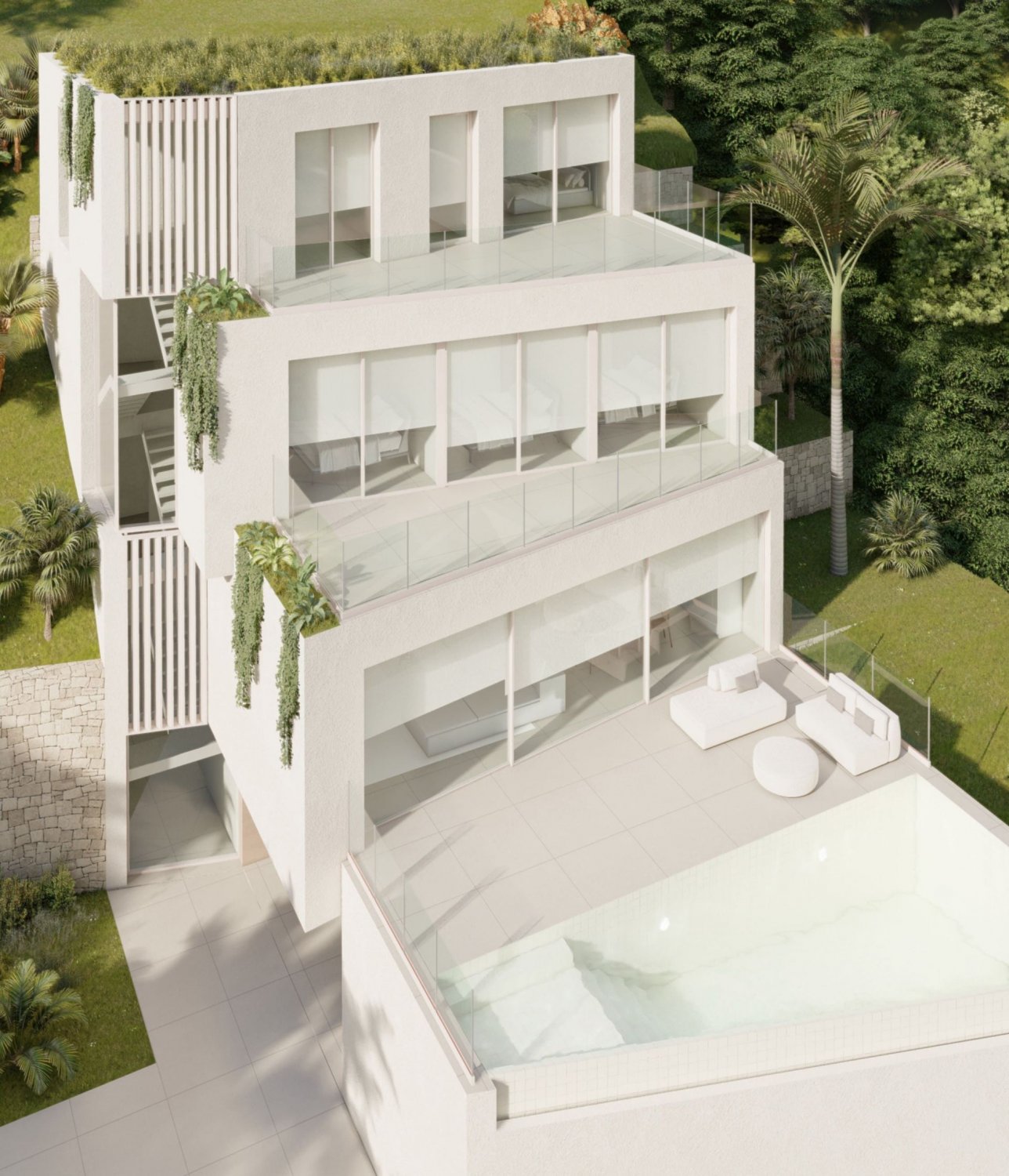 Villa i Denia, Alicante, Spanien 4 sovrum, 485 kvm. Nr. 95690