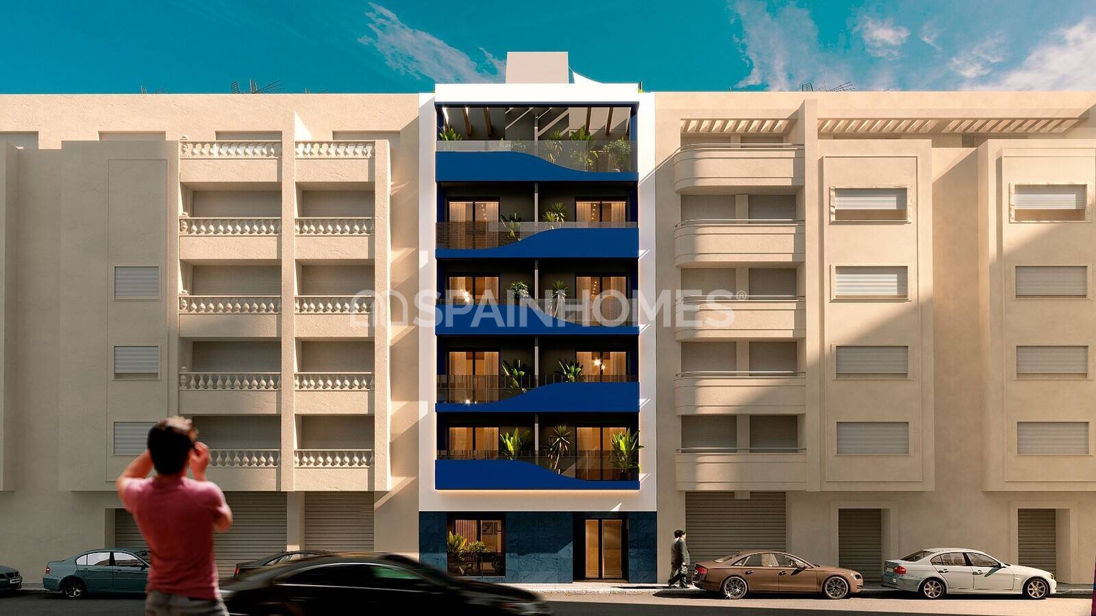 Apartment à Torrevieja, Alicante, Espagne 1 chambre, 62 m2 No. 147509