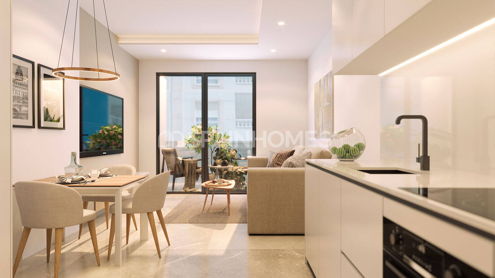 Apartment à Torrevieja, Alicante, Espagne 1 chambre, 62 m2 No. 147509