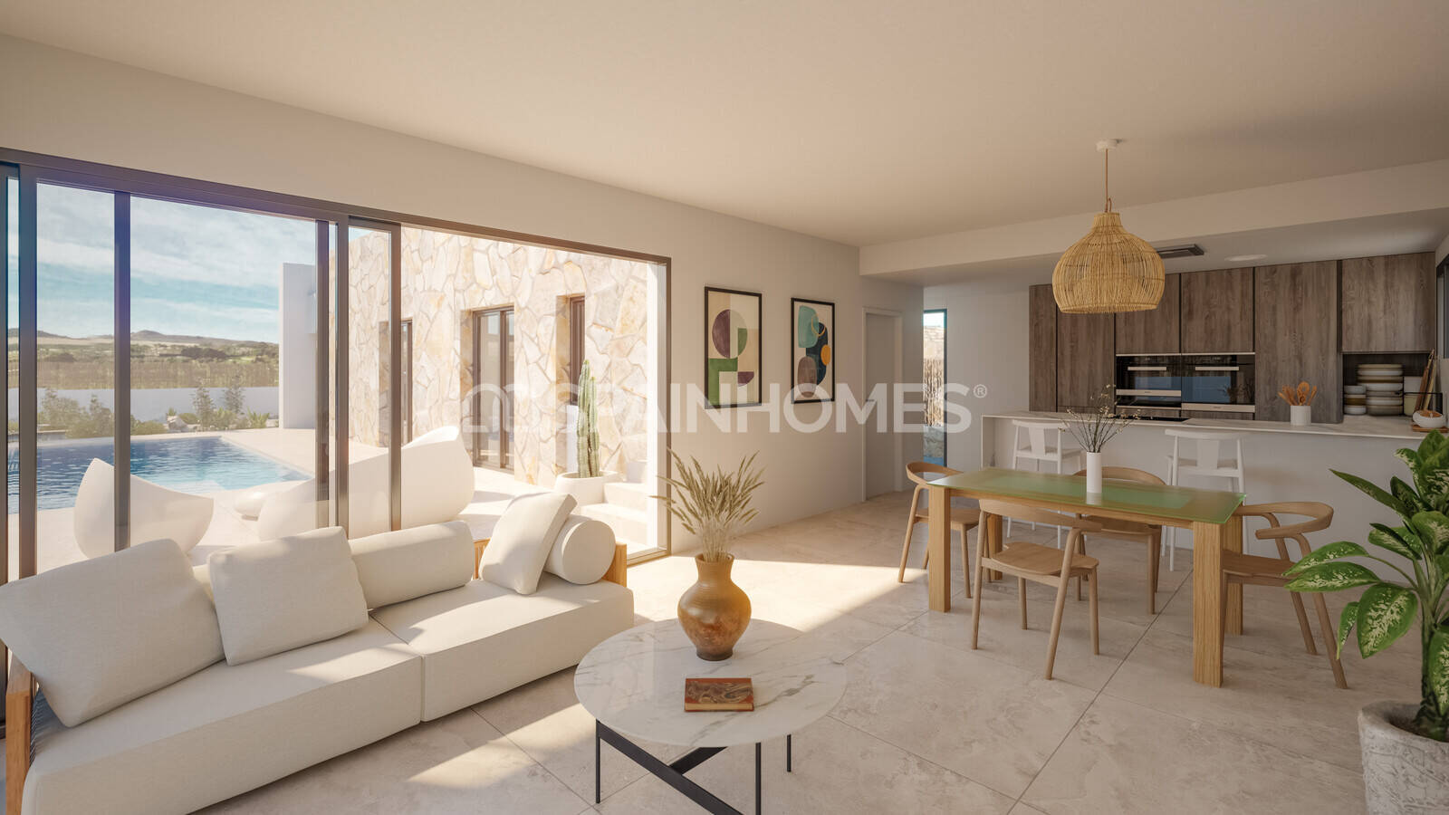 Villa a Algorfa, Alicante, Spagna 3 camere da letto, 121 mq. N° 147508