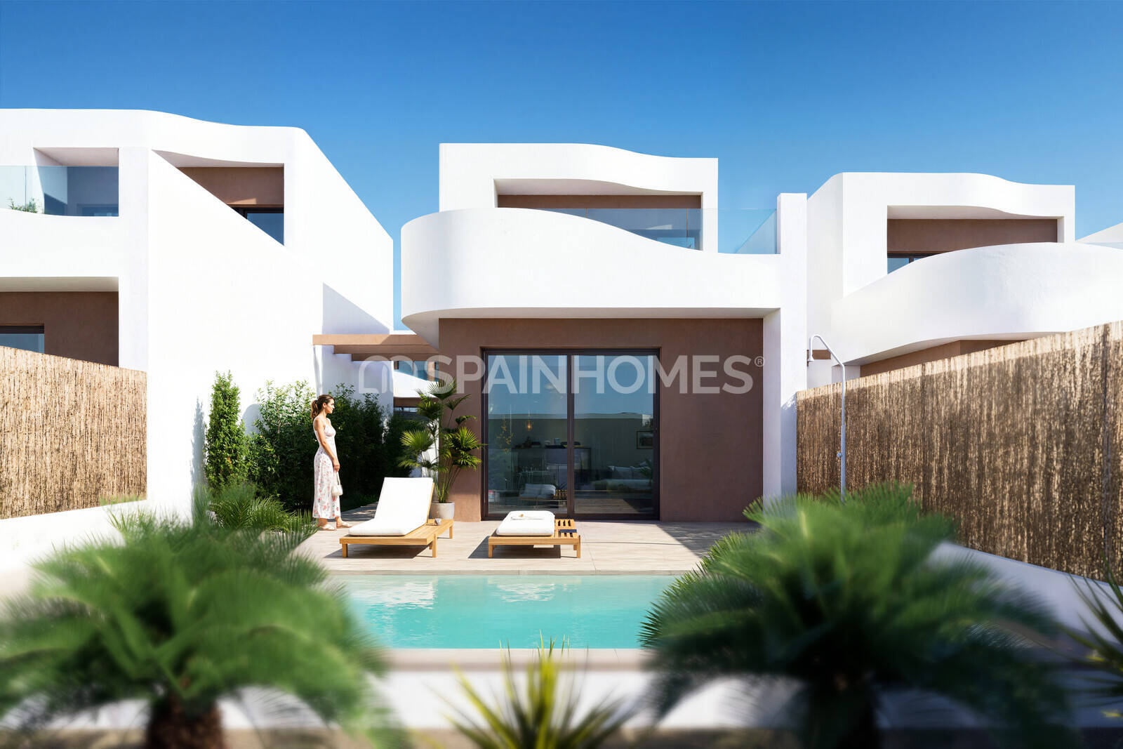 Villa in Los Montesinos, Alicante, Spanien 3 Schlafzimmer, 129 m2 Nr. 166862