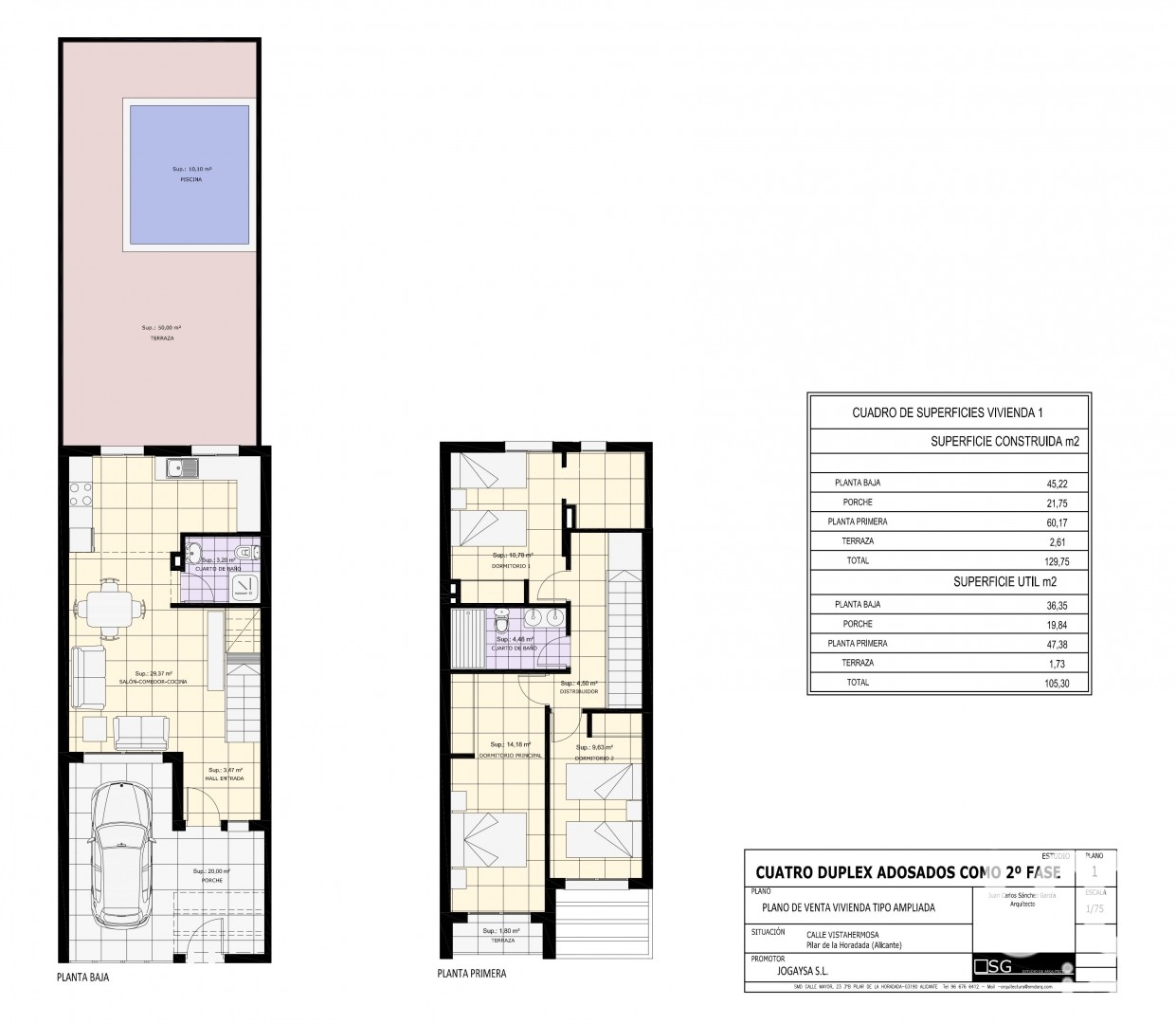 House in Pilar de la Horadada, Alicante, Spain 3 bedrooms, 130 sq.m. No. 153877