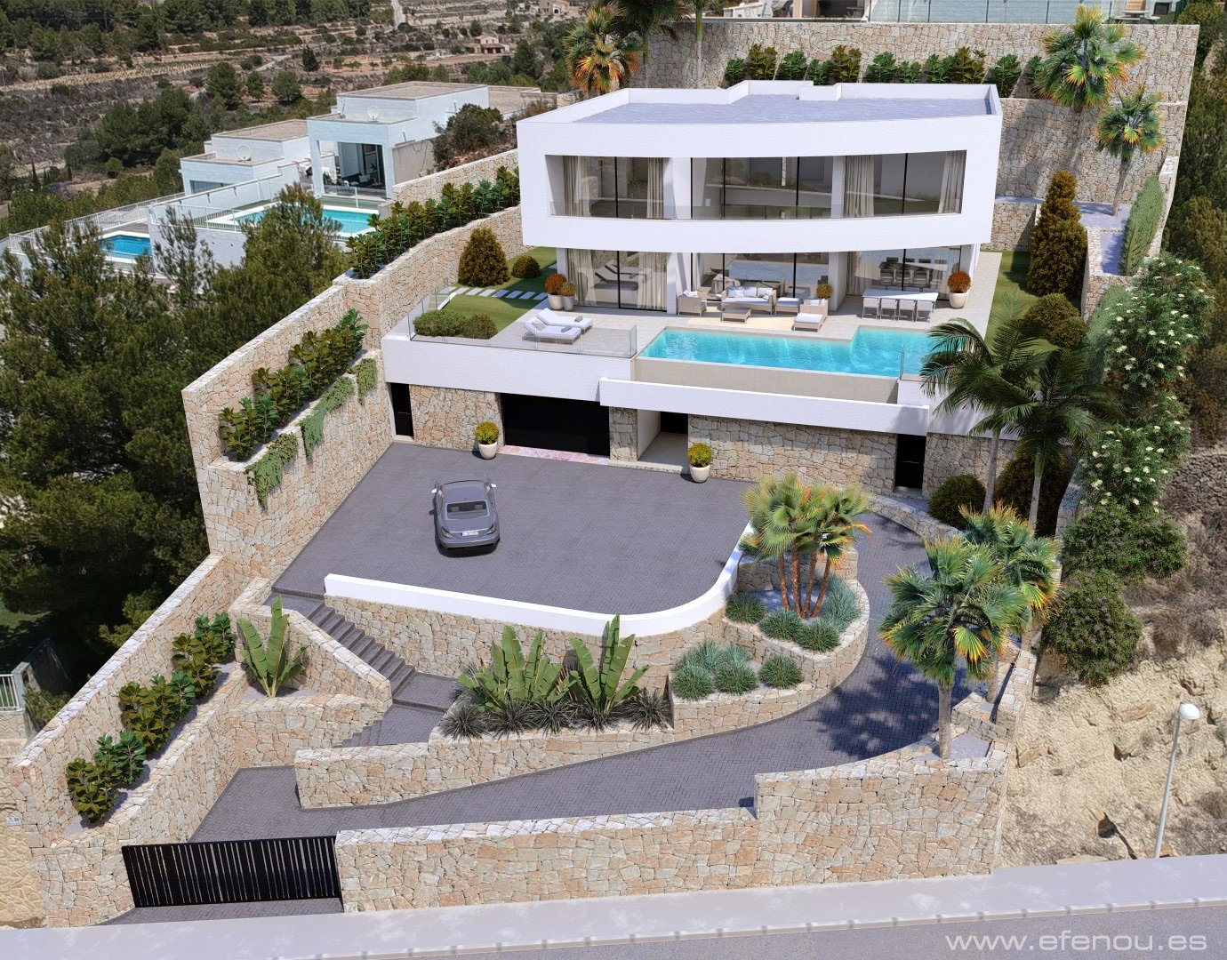 Willa w Calpe, Alicante, Hiszpania 4 sypialnie, 898 mkw. nr 164227