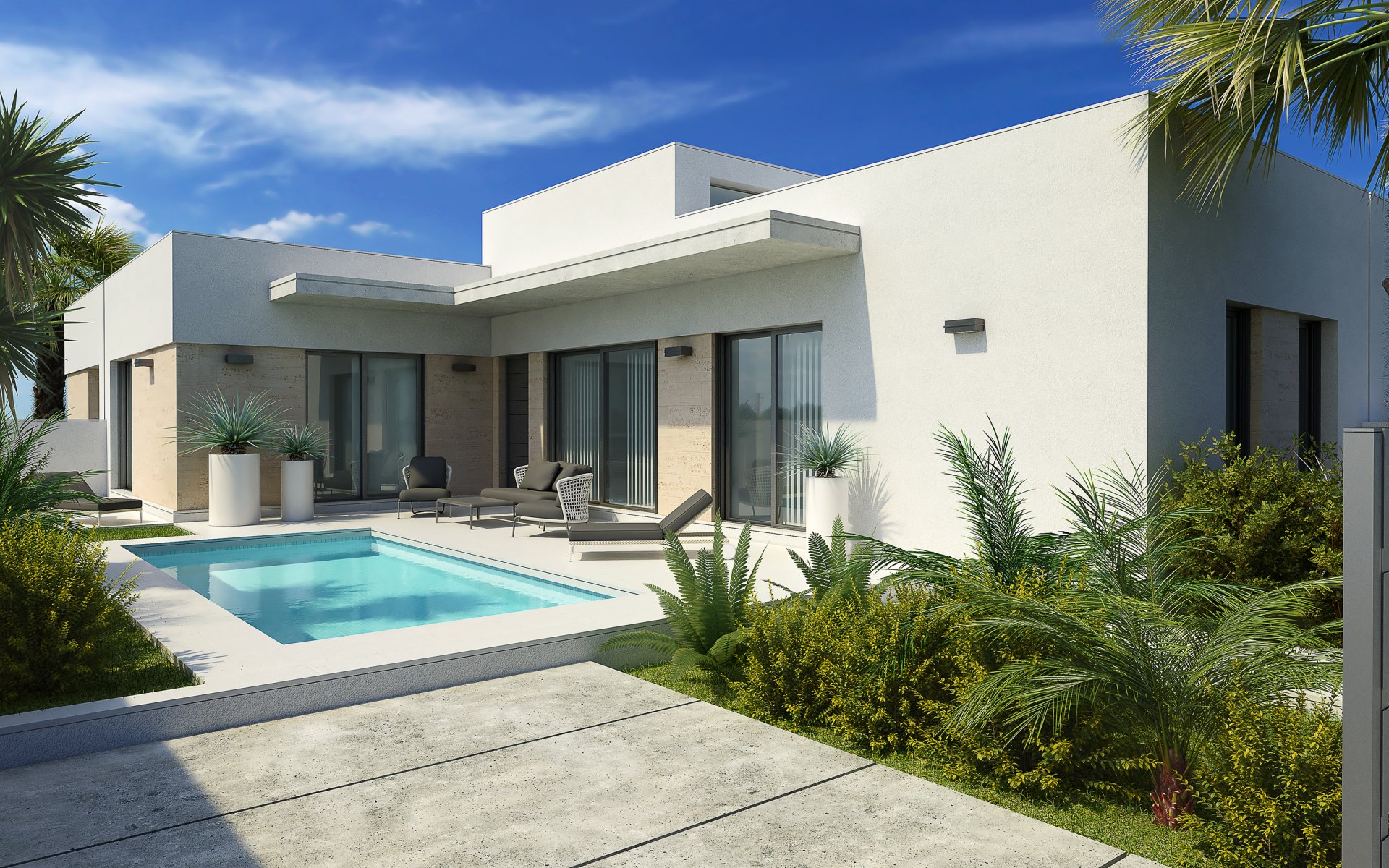 Villa in Daya Nueva, Alicante, Spanien 3 Schlafzimmer,  Nr. 81067