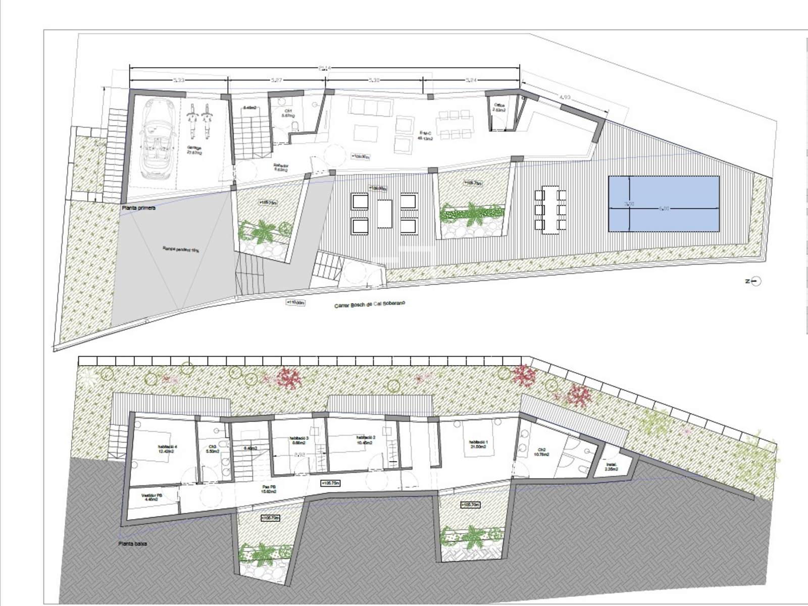 Huvila Premia De Dalt, Barcelona, Espanja 4 makuuhuonetta, 238 m2 No. 150362