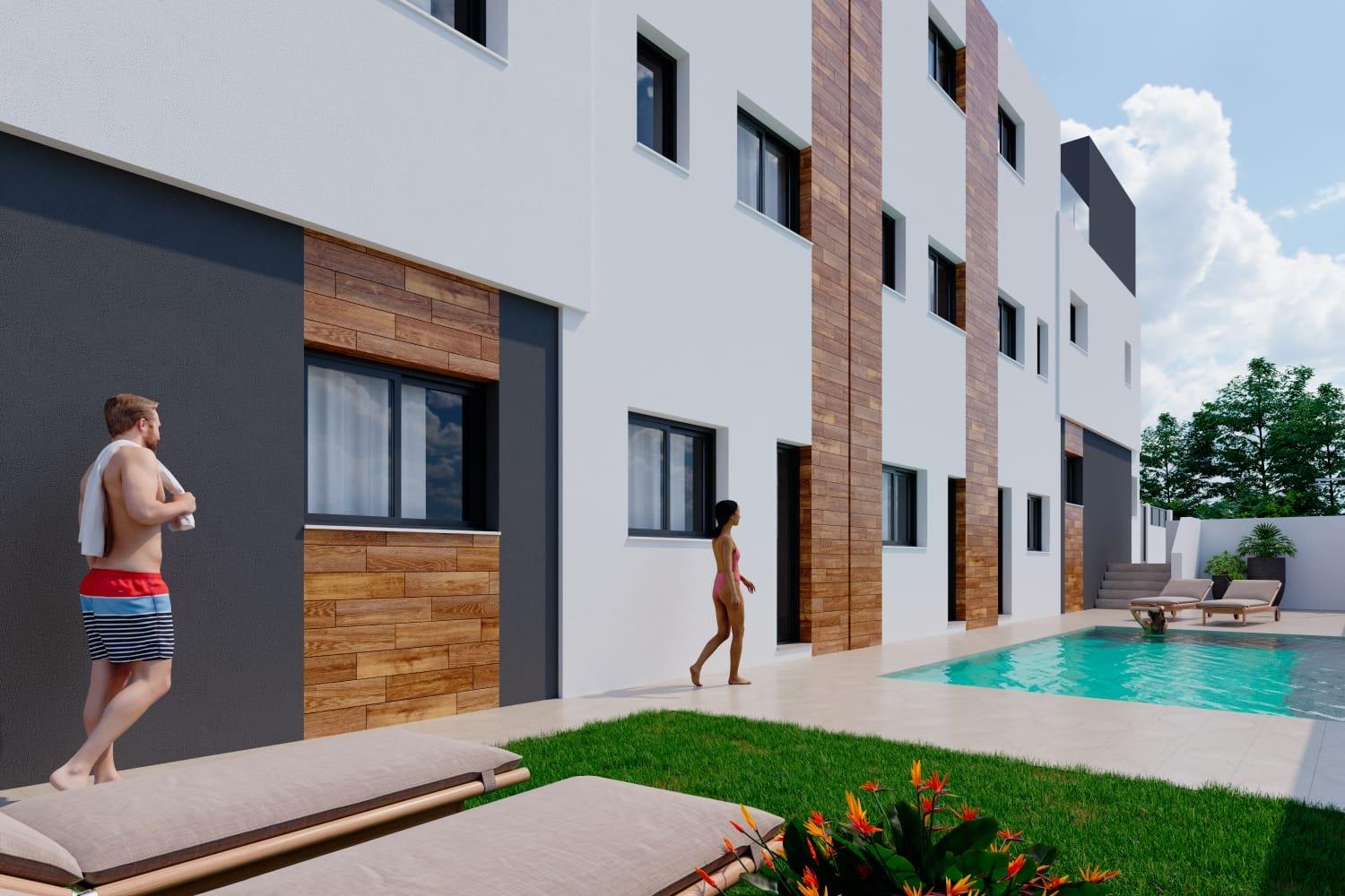 Appartamento a Nueva Torrevieja, Alicante, Spagna 3 camere da letto, 117.69 mq. N° 177536