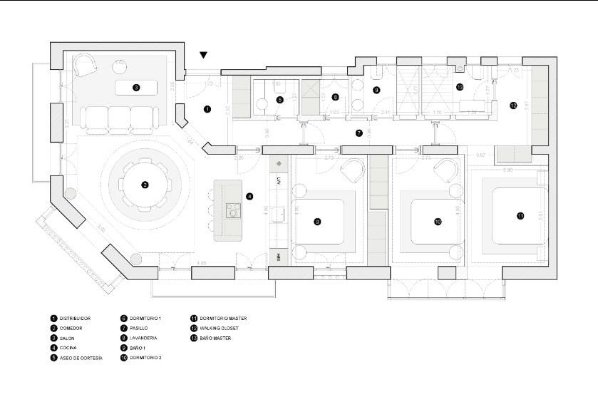 Dzīvoklis Madrid, Spānijā 2 istabas, 152 m2 Nr. 177538