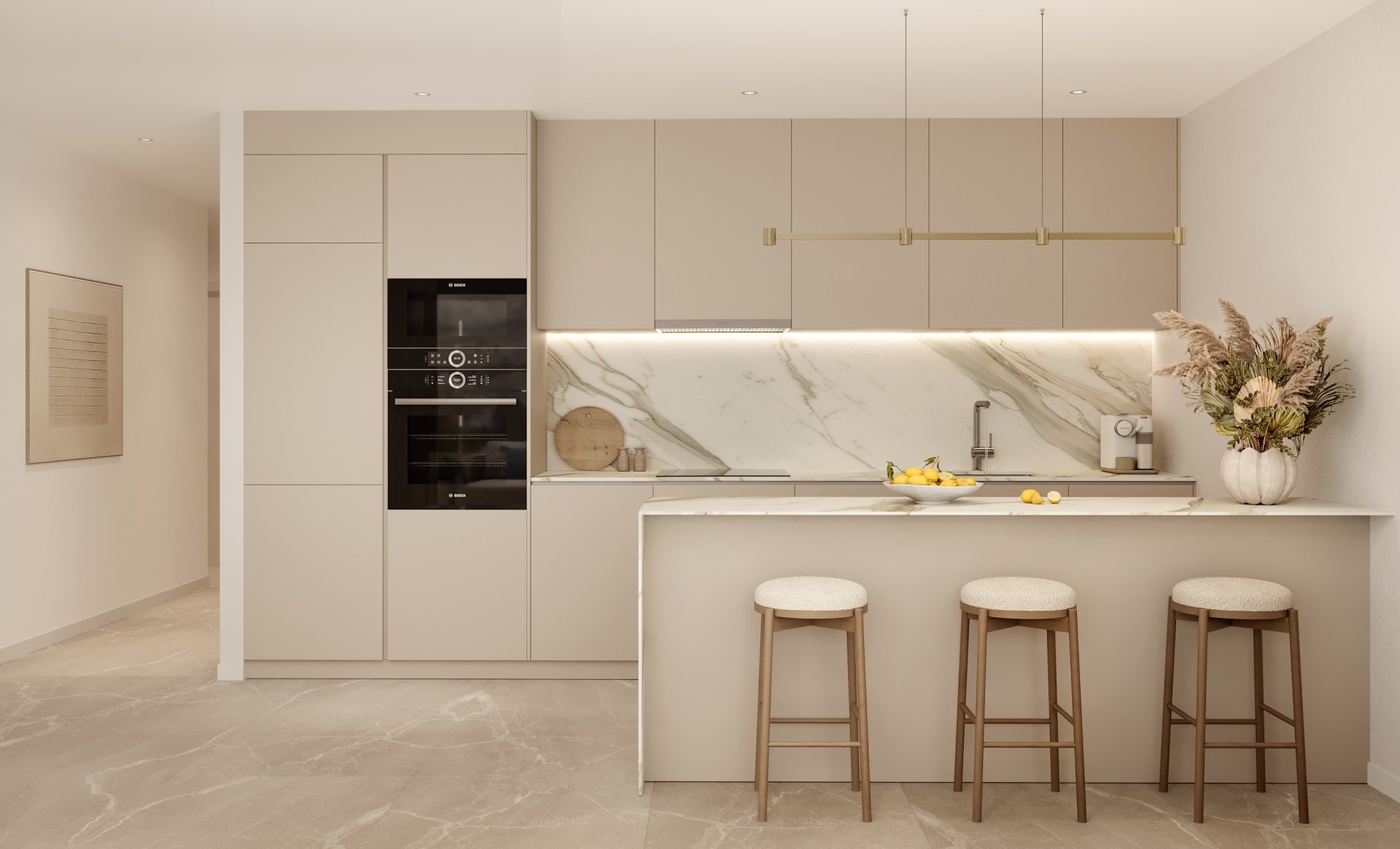 Appartamento a Finestrat, Alicante, Spagna 3 camere da letto, 121 mq. N° 163333