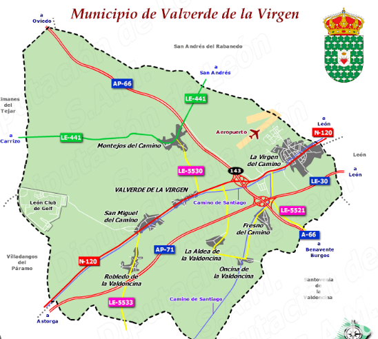 Villetta a schiera a Valverde de la Virgen, Leon, Spagna 120 mq. N° 185707
